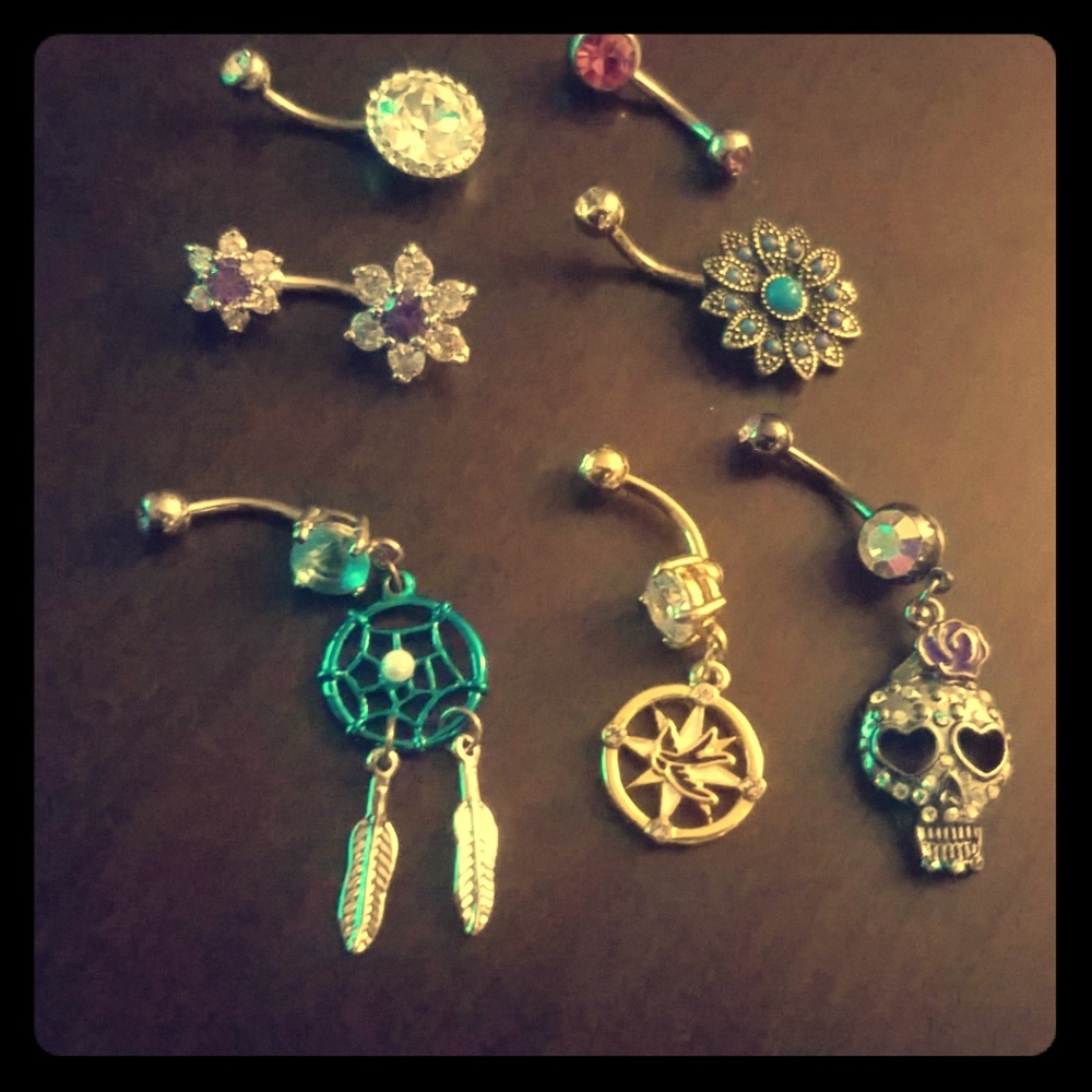 7 Belly rings